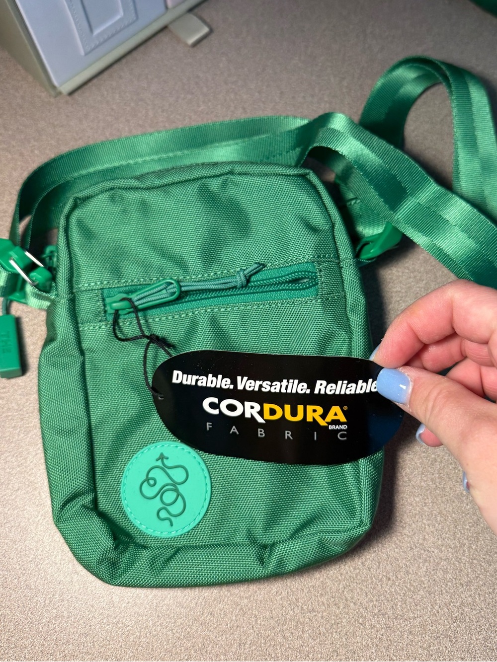 NWT Baboon to the Moon Green 1.2 L Crossbody Shoulder Bag with Cordura Fabric